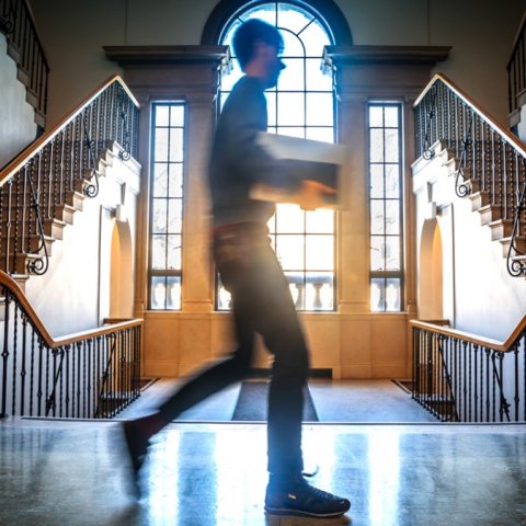 Cornell building with two stairwells 